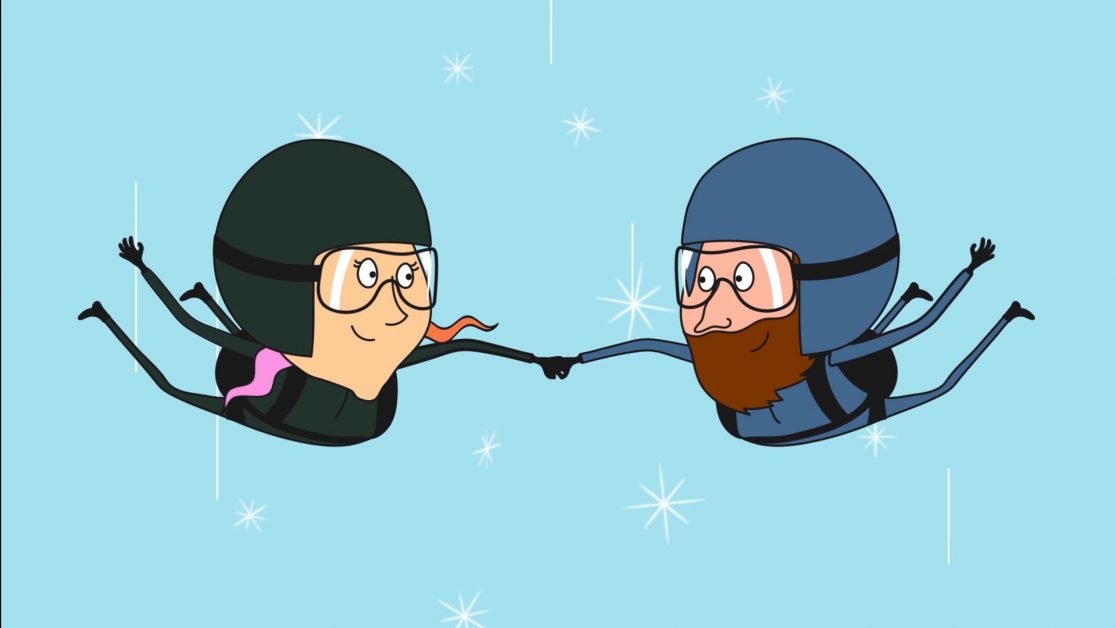 Science of falling in love 2danimation video image